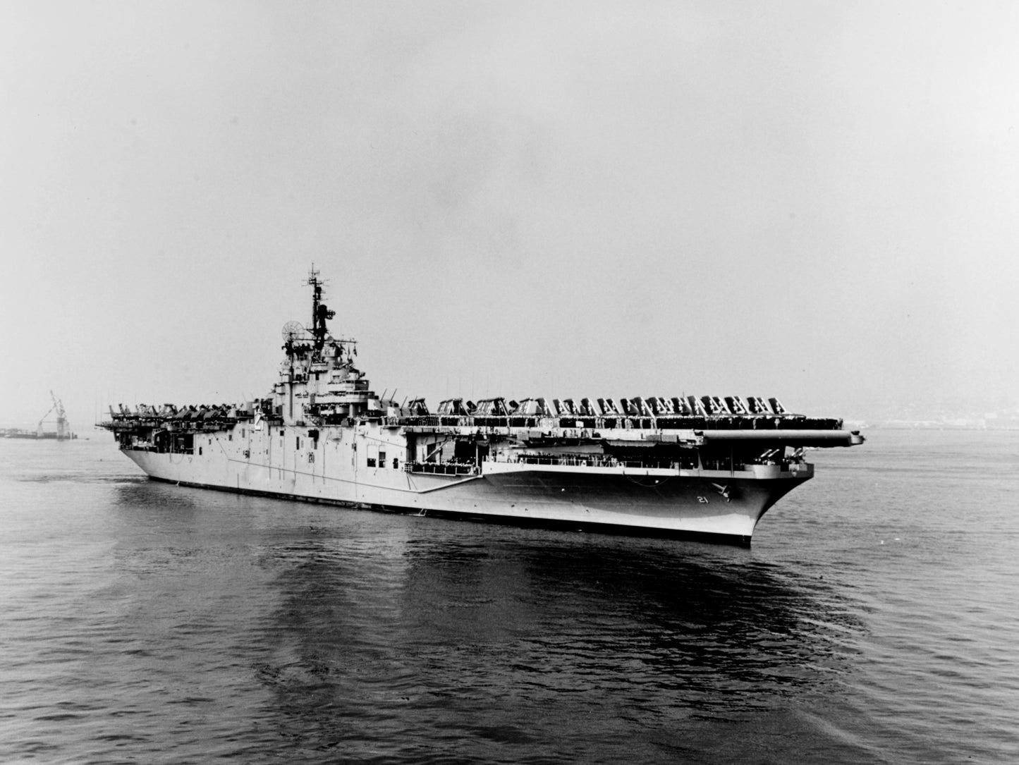 Uss Boxer Carrier Ship Cva-21 1954 Poster Picture Photo Print Banner  Booma Prints