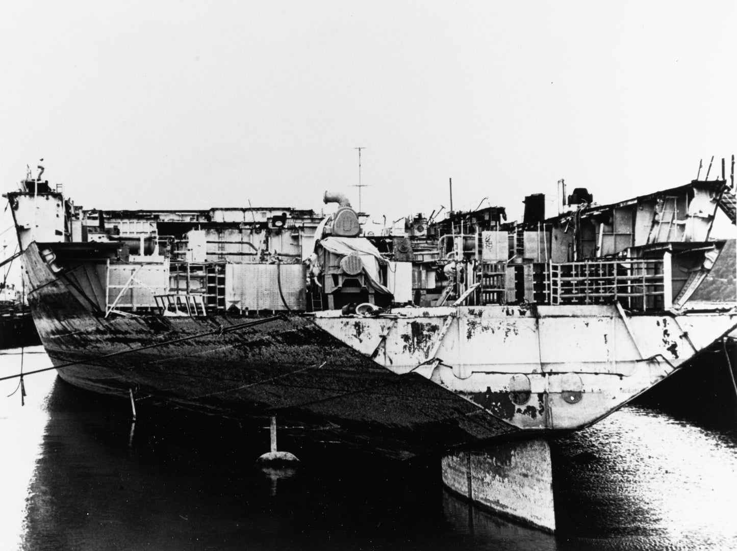 Uss Bunker Hill Scrapped At Tacoma Poster Picture Photo Print Banner  Booma Prints