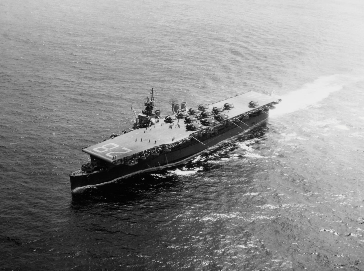 Uss Cabot Cvl-28 1945 Ww2 Glossy Poster Picture Photo Print Banner  Booma Prints