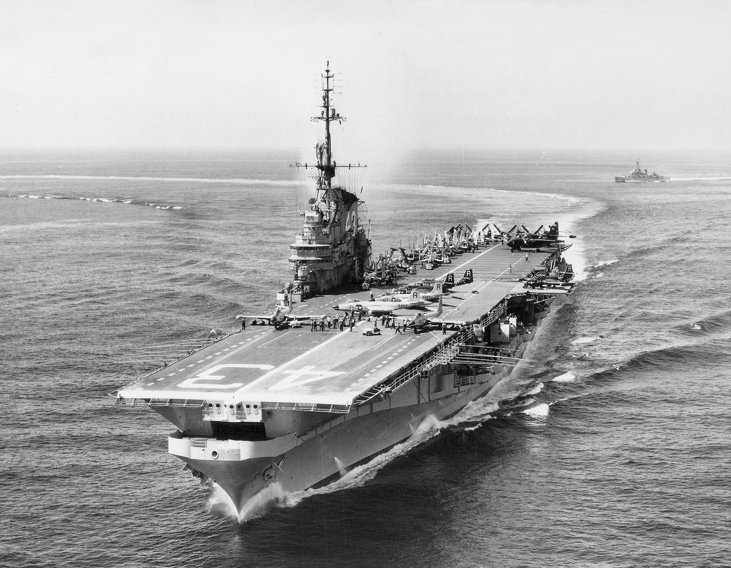 Uss Coral Sea Navy Carrier Ship 1955 Poster Picture Photo Print Banner  Booma Prints