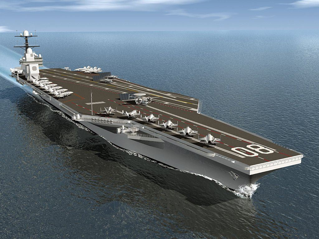 Uss Enterprise Cvn-80 Artist Depiction Poster Picture Photo Print Banner  Booma Prints