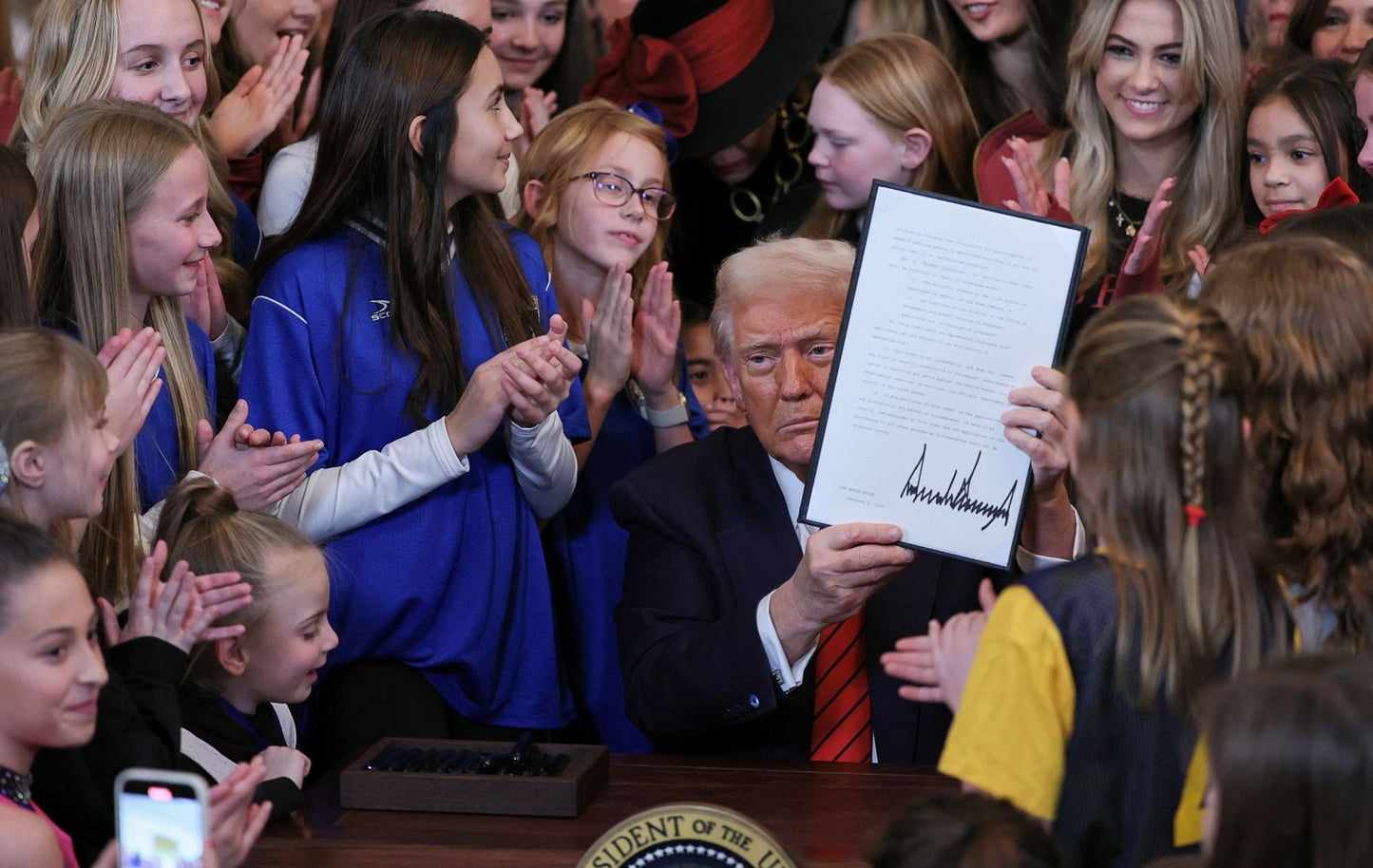 Trump Executive Order Ban Trans Signing Poster Picture Photo Print Banner  Booma Prints