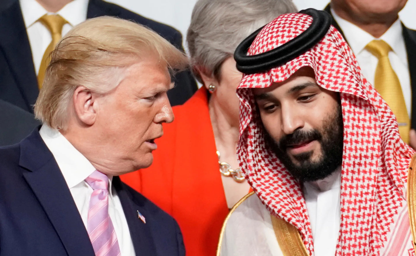 Trump Crown Prince Mohammed Bin Salman Poster Picture Photo Print Banner  Booma Prints