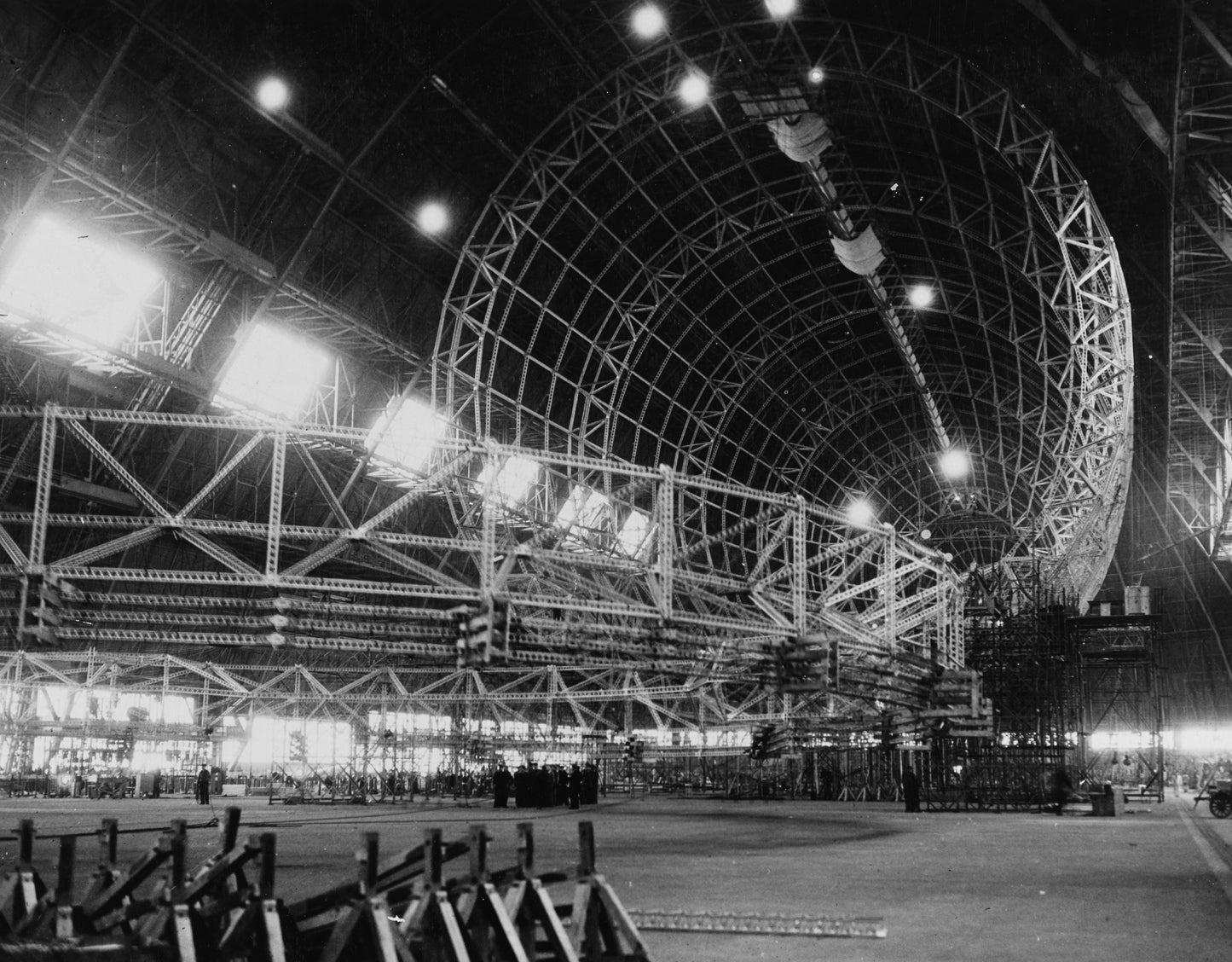 Uss Macon Zrs-5 Zeppelin Construction Poster Picture Photo Print Banner  Booma Prints
