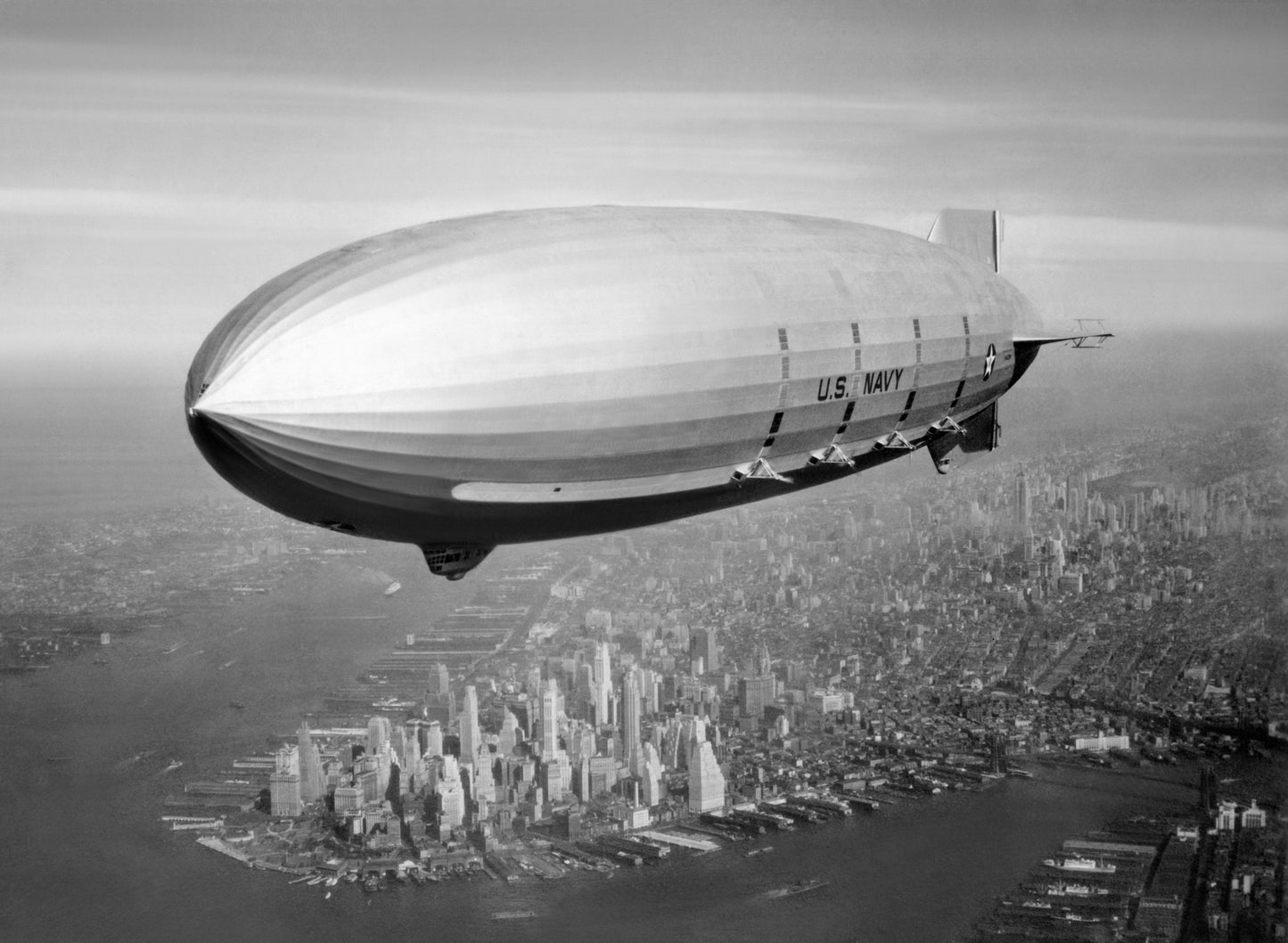 Uss Macon Zrs-5 Zepplin New York Glossy Poster Picture Photo Print Banner  Booma Prints