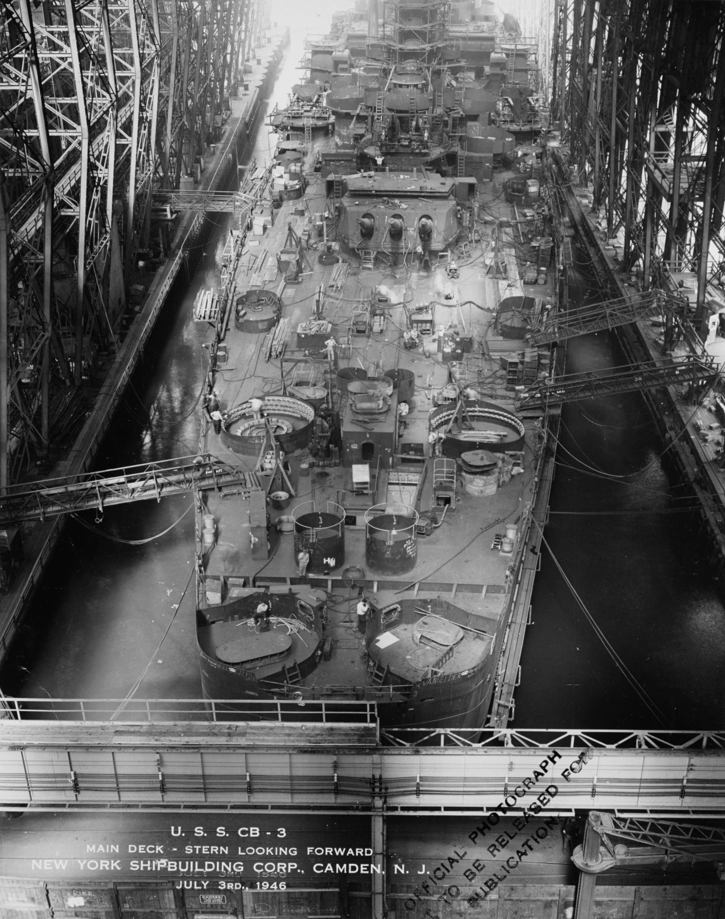 Uss Hawaii Cb-3 Battle Cruiser Glossy Poster Picture Photo Print Banner  Booma Prints