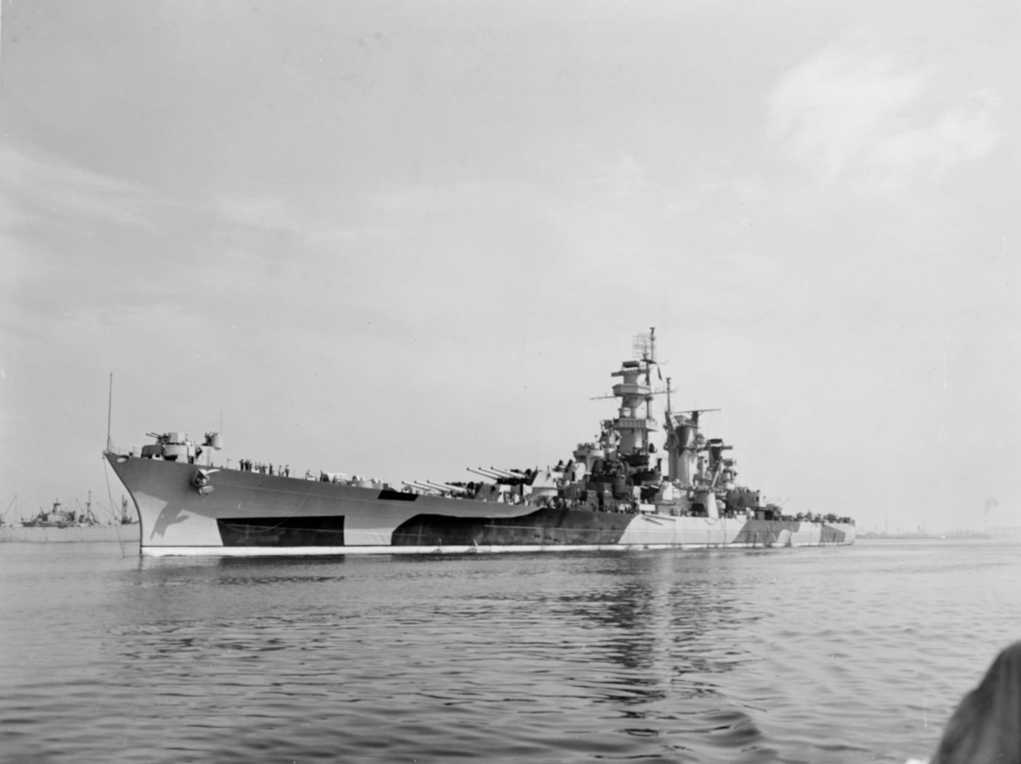 Uss Alaska Philadelphia Navy Yard 1944 Poster Picture Photo Print Banner  Booma Prints