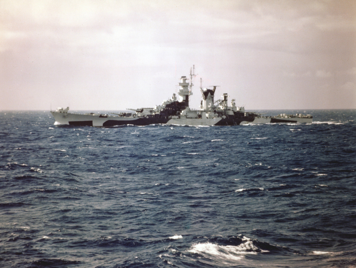 Uss Alaska Cb-1 Atlantic Ocean 1944 Ww2 Poster Picture Photo Print Banner  Booma Prints