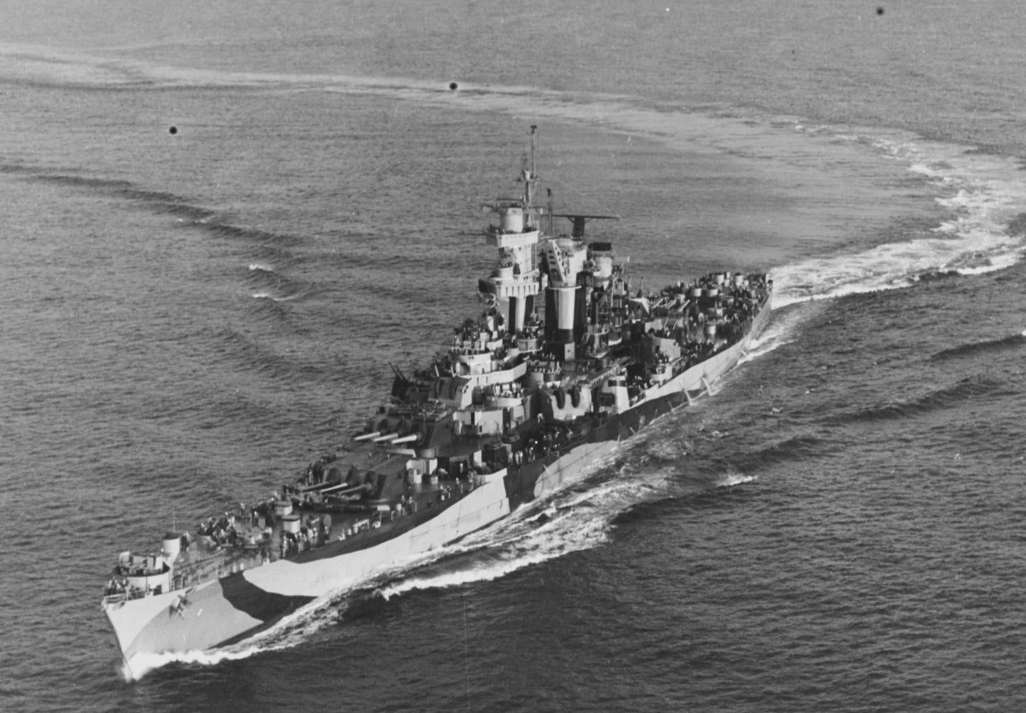 Uss Guam Cb-2 Turning 1944 Ww2 Glossy Poster Picture Photo Print Banner  Booma Prints