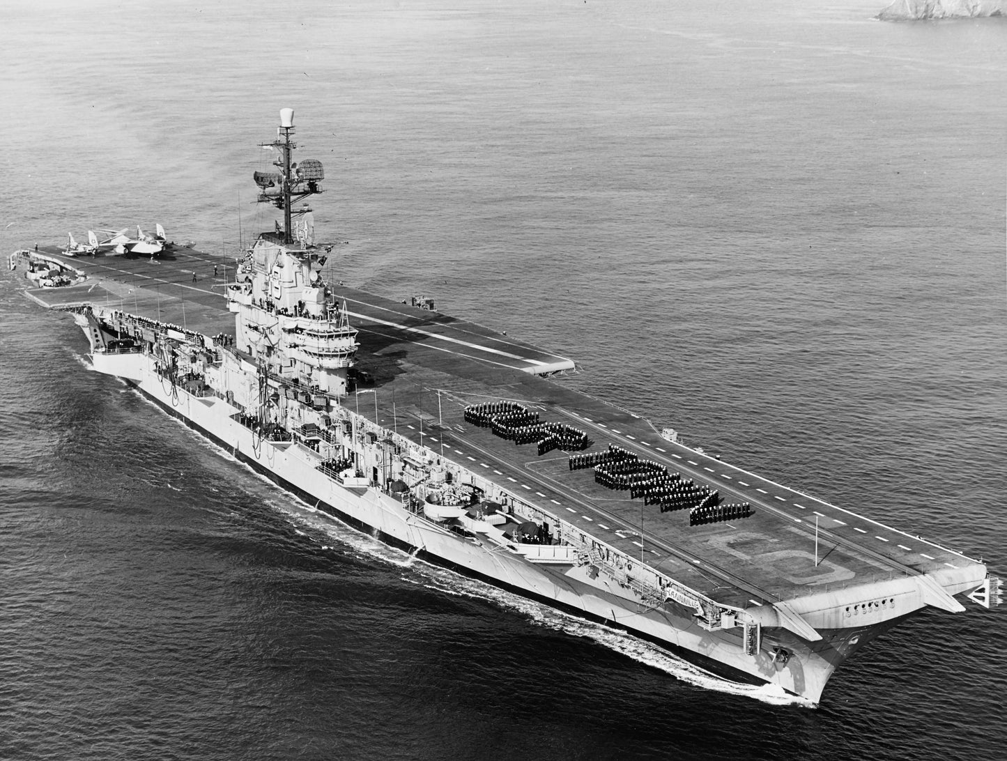 Uss Hancock San Francisco Bay 1957 Poster Picture Photo Print Banner  Booma Prints
