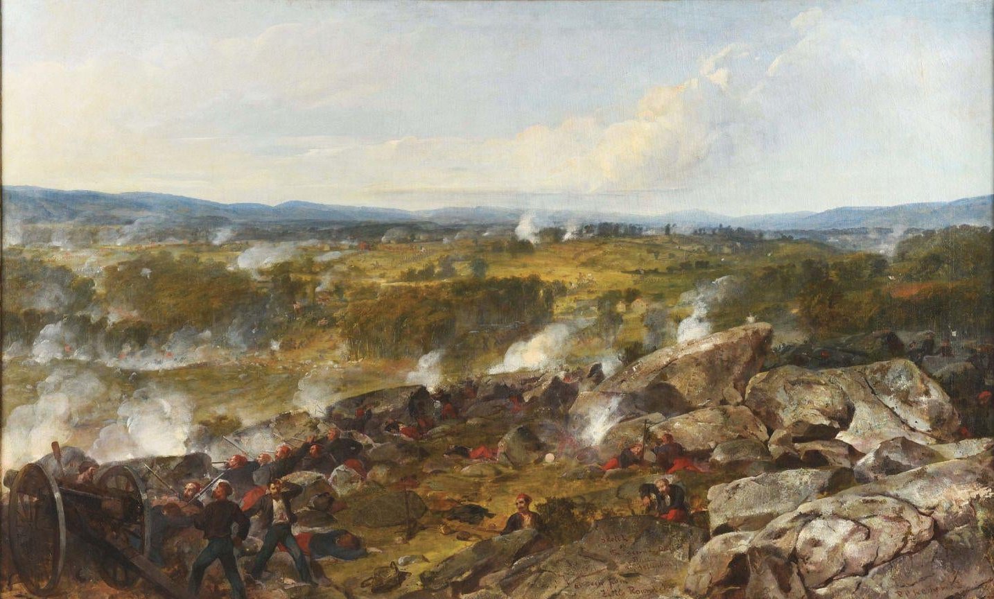 Battle Of Gettysburg Civil War Glossy Poster Picture Photo Print Banner  Booma Prints