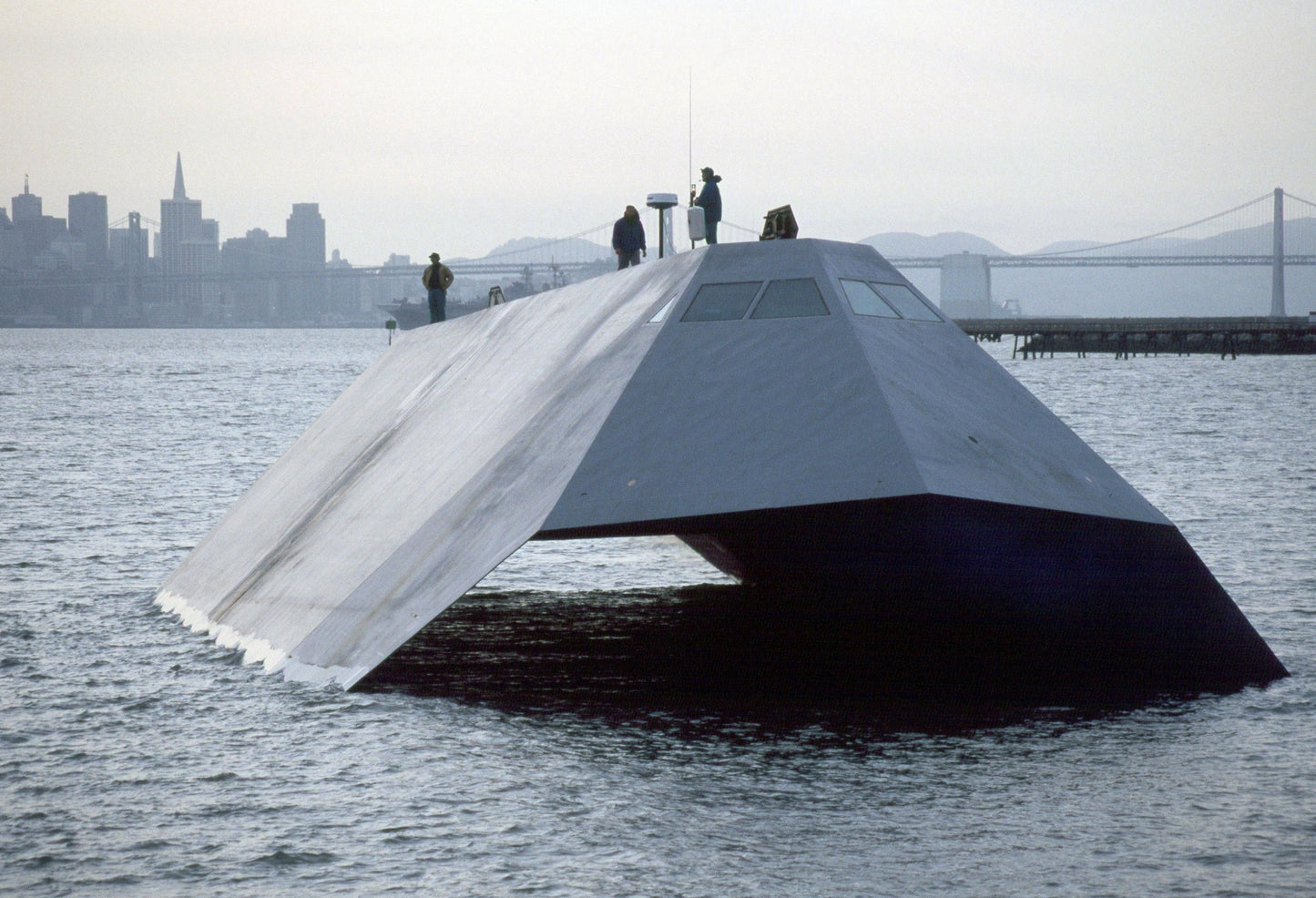 Sea Shadow Ix-529 Navy Stealth Glossy Poster Picture Photo Print Banner  Booma Prints
