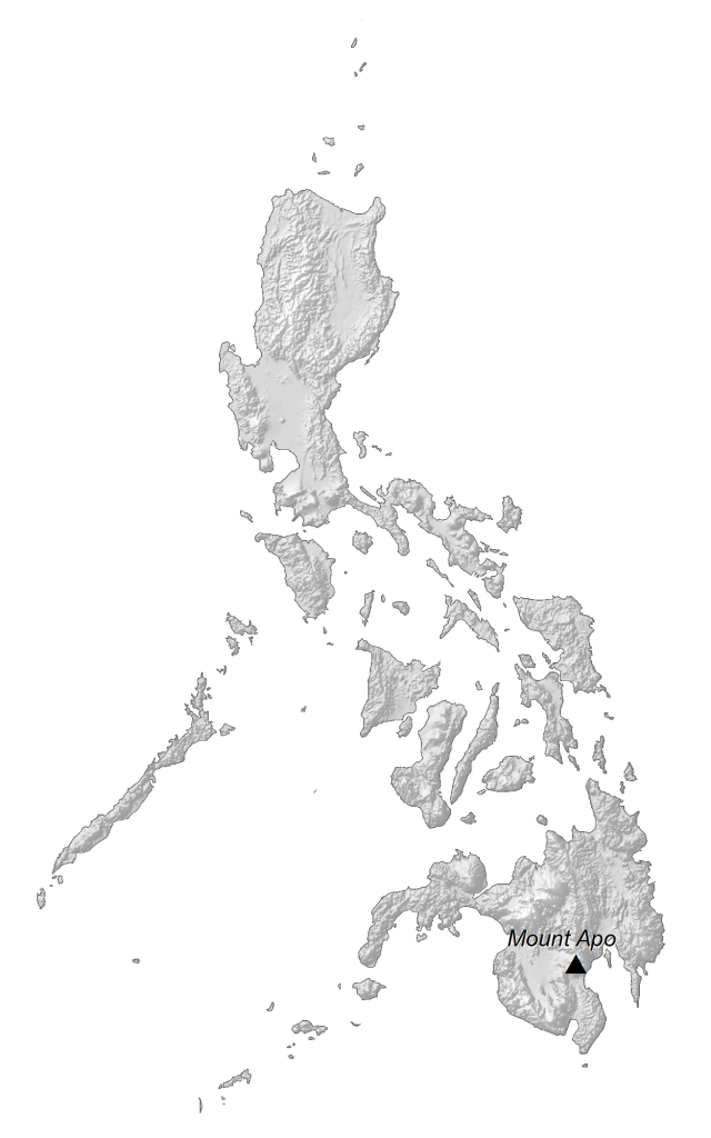 Philippines Elevation Map Glossy Poster Picture Photo Print Banner  Booma Prints