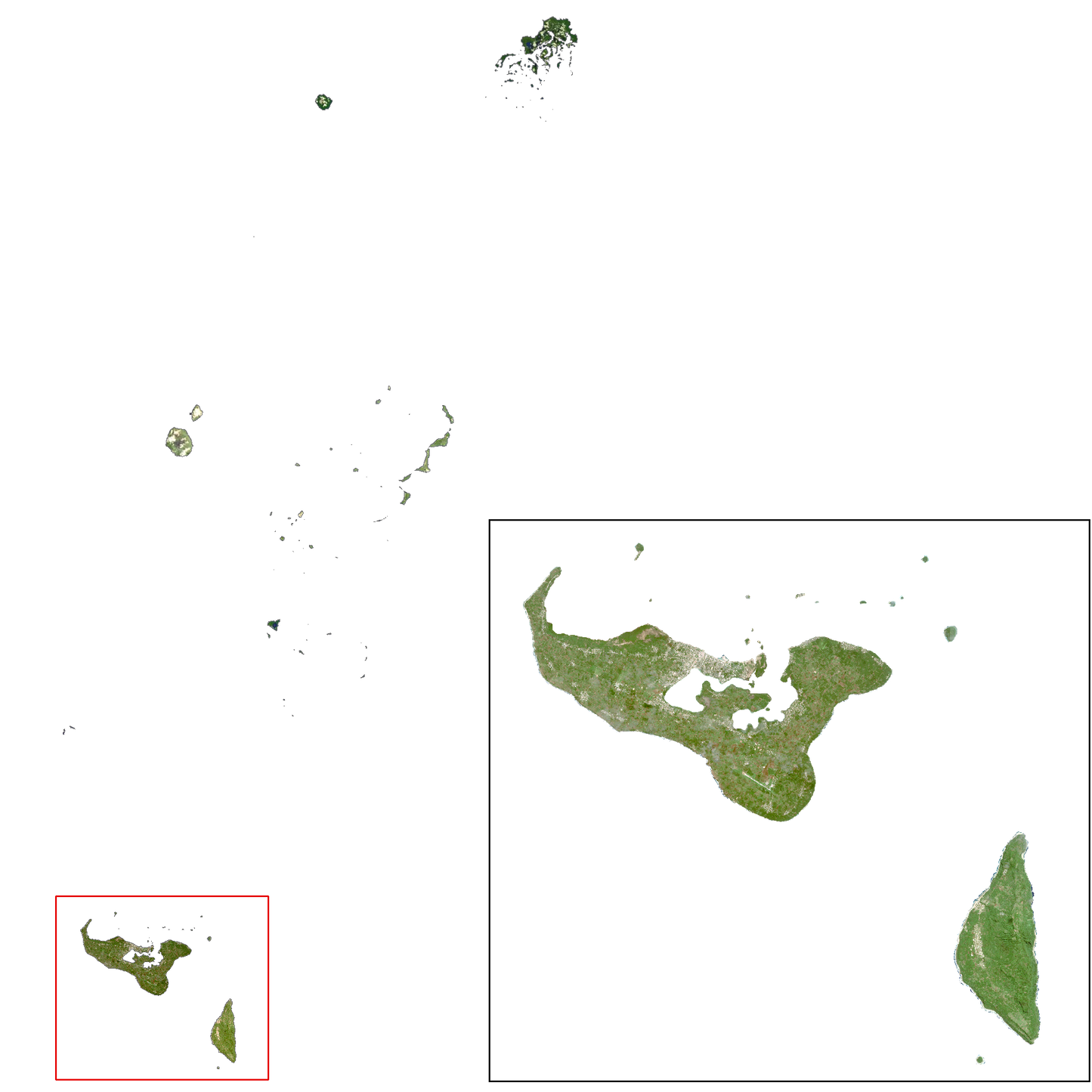 Tonga Satellite Map Glossy Poster Picture Photo Print Banner  Booma Prints