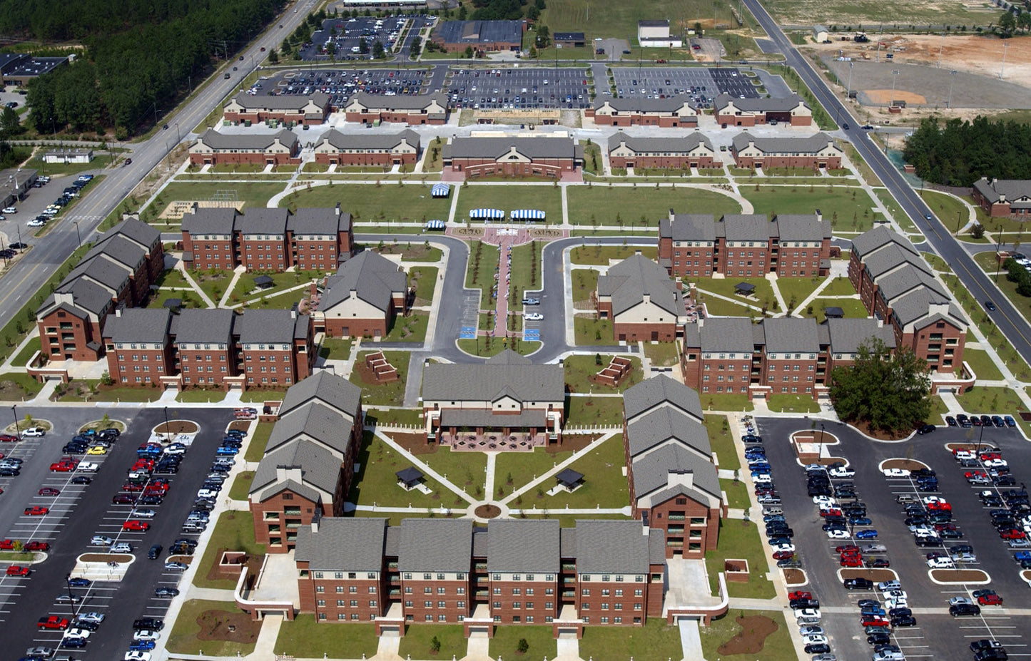 Fort Bragg 1St Brigade Barracks Glossy Poster Picture Photo Print Banner  Booma Prints