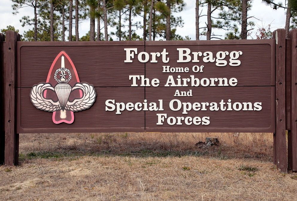 Fort Bragg Us Military Sign Glossy Poster Picture Photo Print Banner  Booma Prints