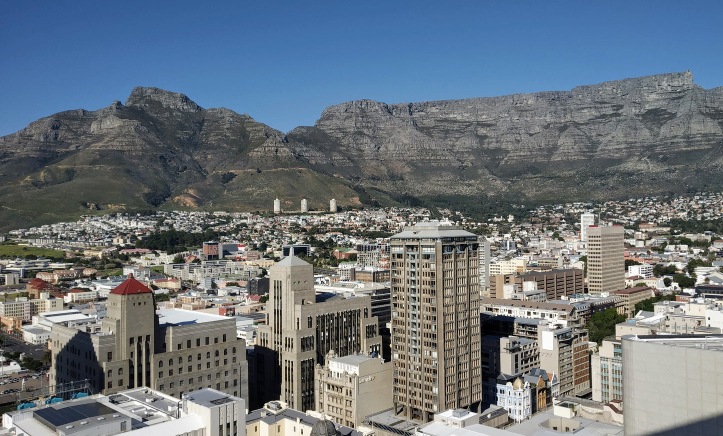 Caoe Town South Africa View Glossy Poster Picture Photo Print Banner  Booma Prints
