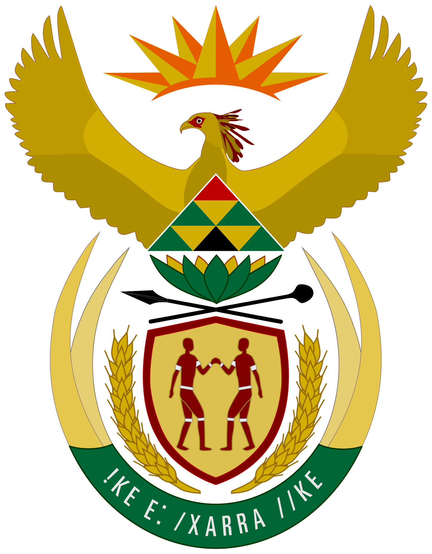 Coat Of Arms South Africa Glossy Poster Picture Photo Print Banner  Booma Prints