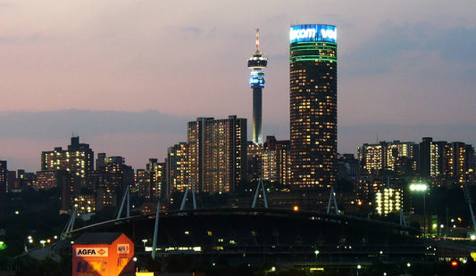 Johannesburg Skyline South Africa Glossy Poster Picture Photo Print Banner  Booma Prints