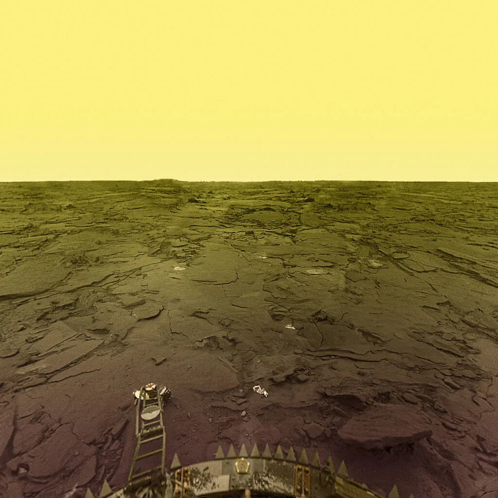 Venera 14 Venus Surface Space Glossy Poster Picture Photo Print Banner  Booma Prints