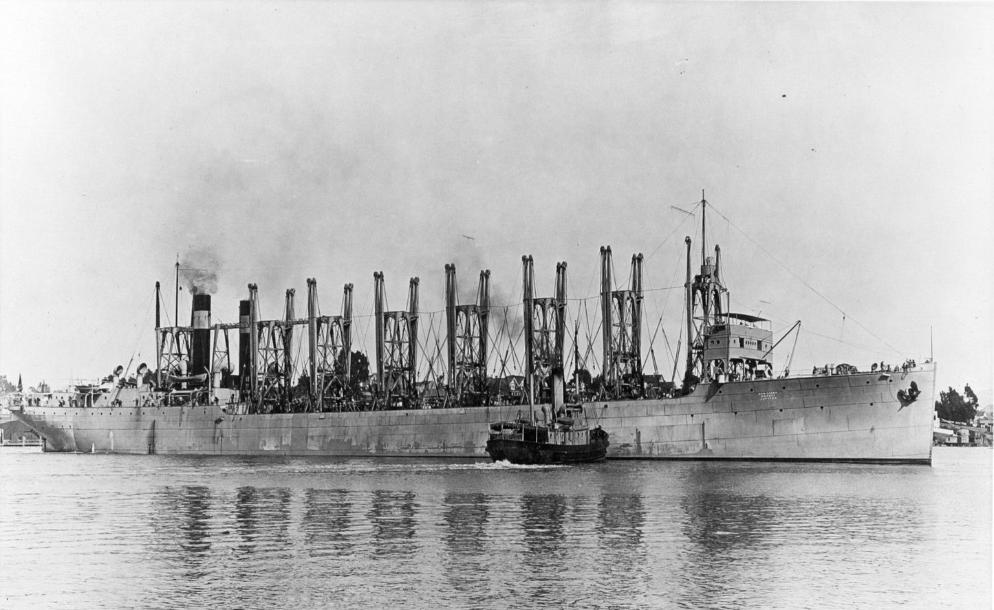 Uss Jupiter Mare Island 1913 Glossy Poster Picture Photo Print Banner  Booma Prints