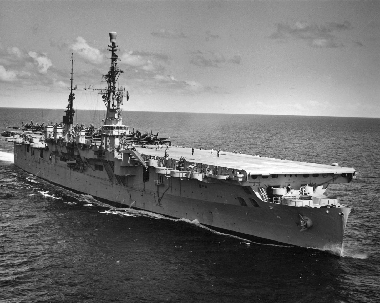 Uss Saipain Cvl-48 1955 Glossy Poster Picture Photo Print Banner  Booma Prints