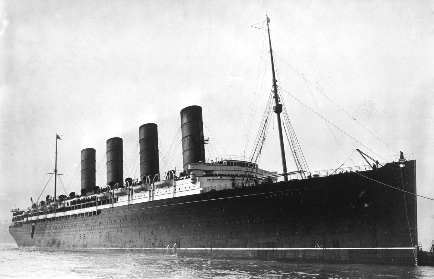 Rms Lusitania Ship Glossy Poster Picture Photo Print Banner  Booma Prints