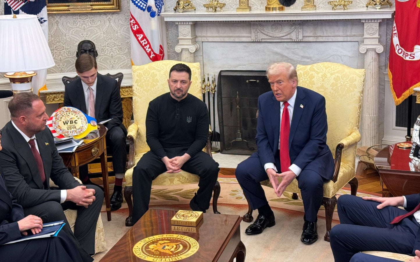 Vance Trump Zelensky Meeting White House Poster Picture Photo Print Banner  Booma Prints