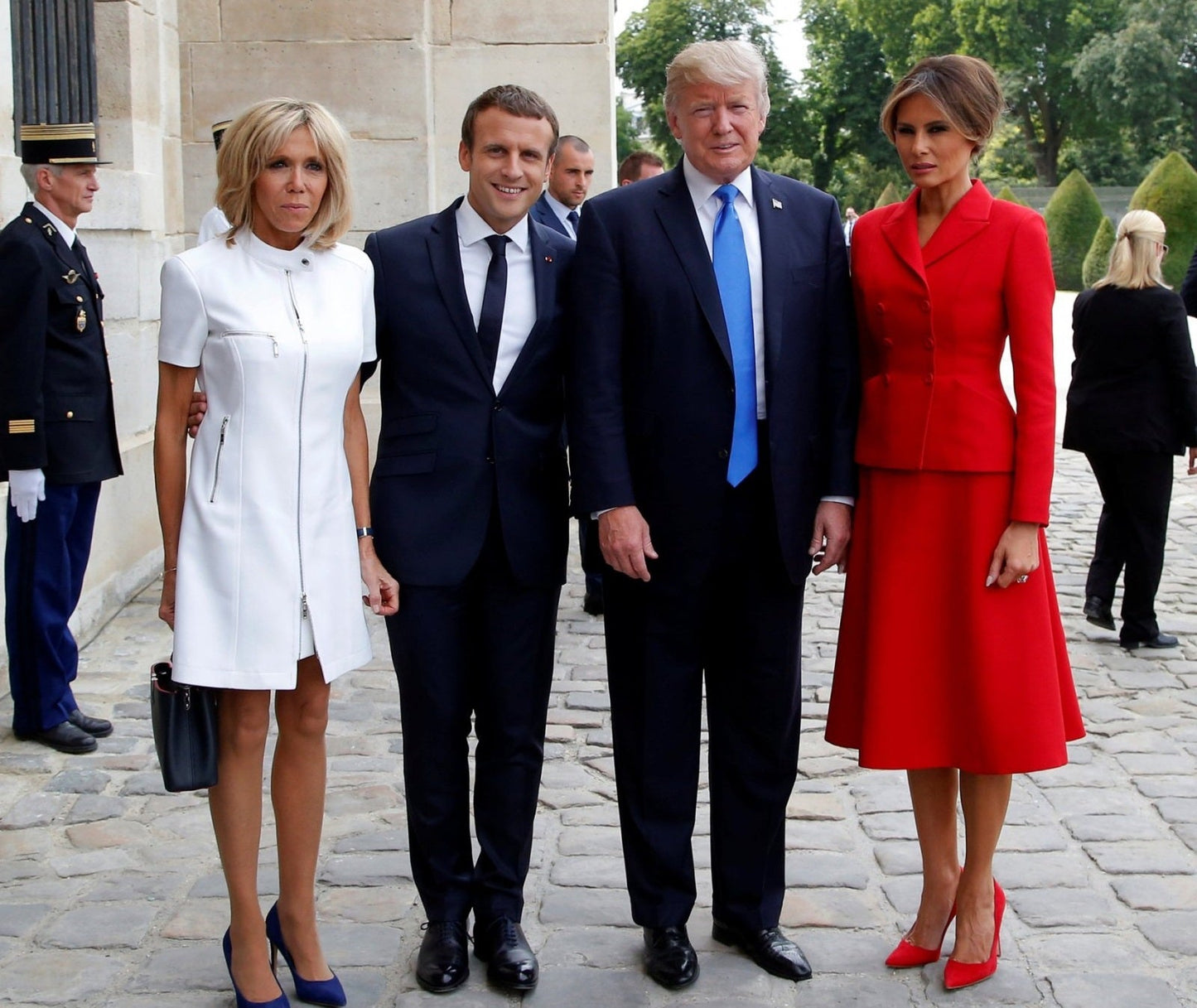 Melania Trump Brigitte Macron Emmanuel Poster Picture Photo Print Banner  Booma Prints