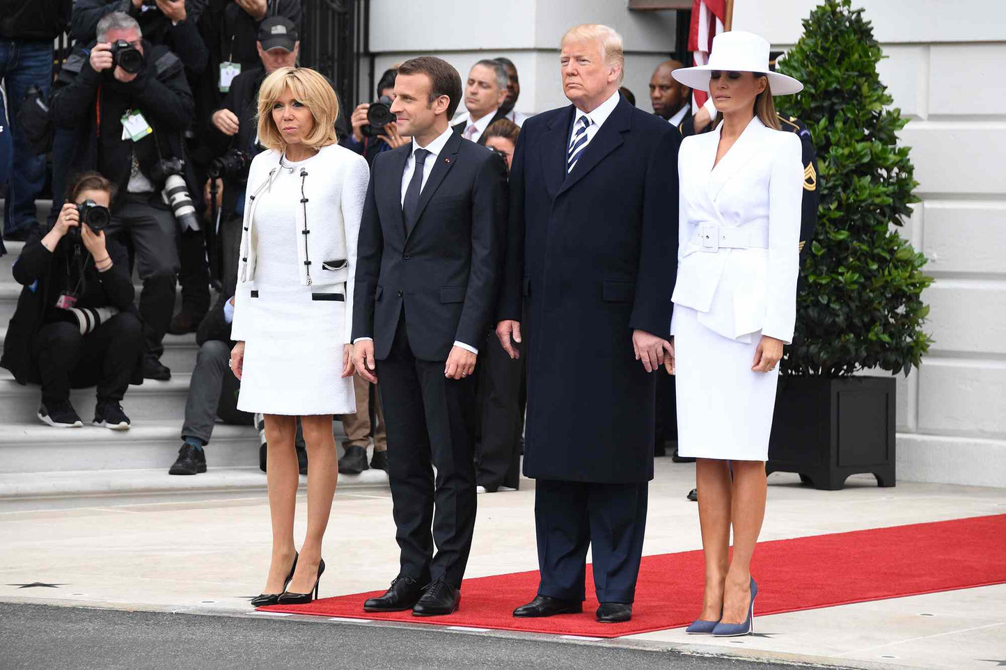 Melania Donald Trump Brigitte Macron Us Poster Picture Photo Print Banner  Booma Prints