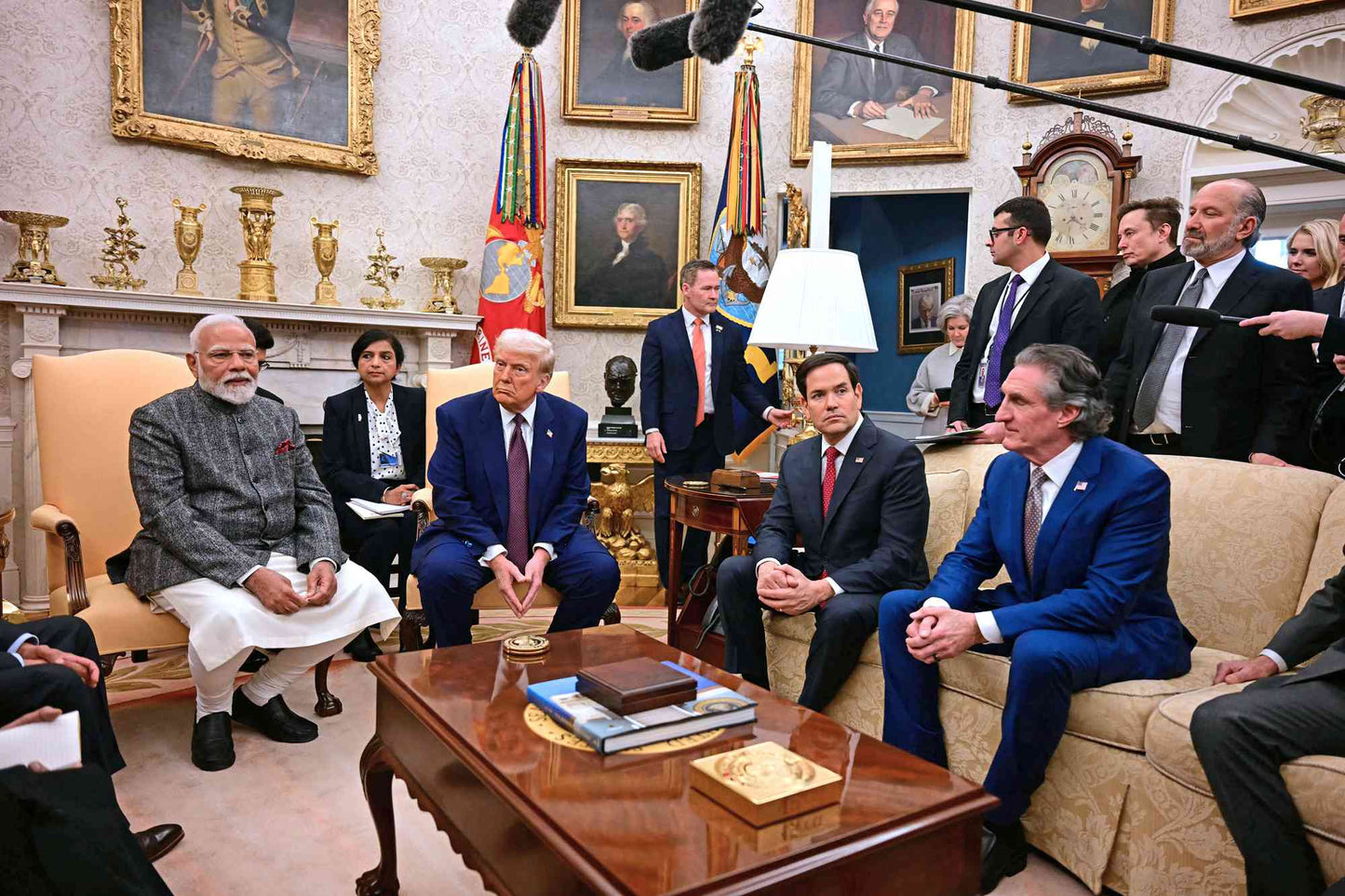 Trump Mugshot Oval Office India Pm Poster Picture Photo Print Banner  Booma Prints