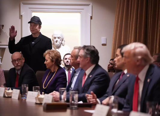 Trump Cabinet Meeting Elon Musk 2025 Poster Picture Photo Print Banner  Booma Prints