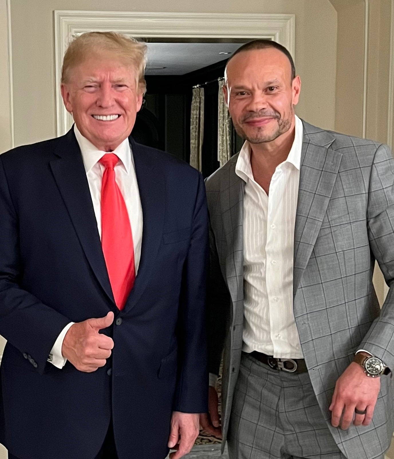 Dan Bongino Donald Trump Glossy Poster Picture Photo Print Banner  Booma Prints