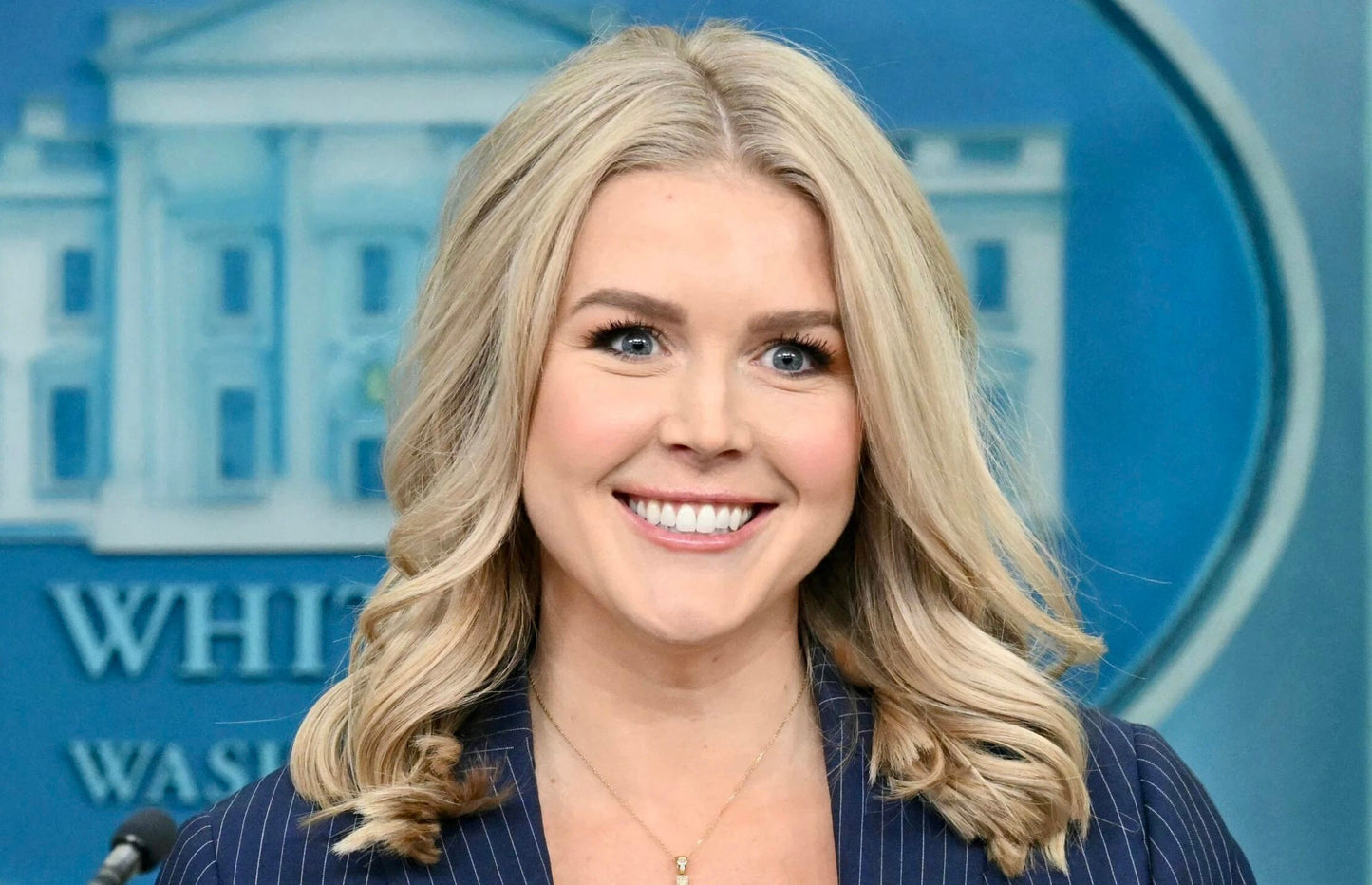 Karoline Leavitt Smiling Glossy Poster Picture Photo Print Banner  Booma Prints