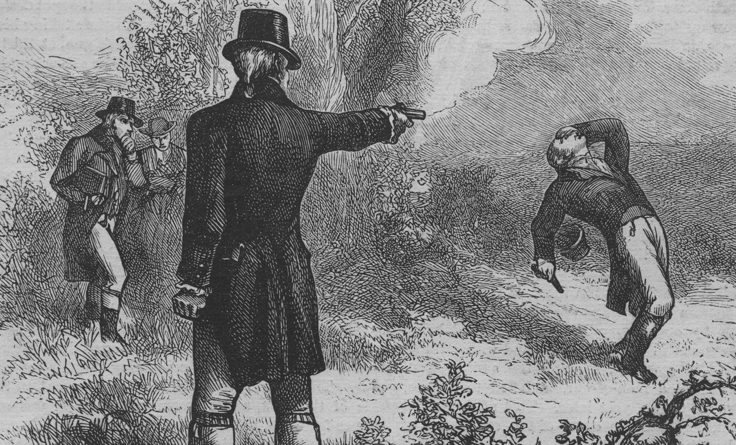 Alexander Hamilton Aaron Burr Duel Fight Poster Picture Photo Print Banner  Booma Prints
