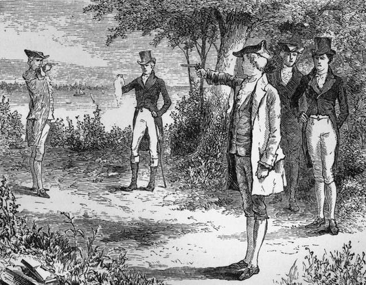 Alexander Hamilton Aaron Burr Duel Nj Poster Picture Photo Print Banner  Booma Prints