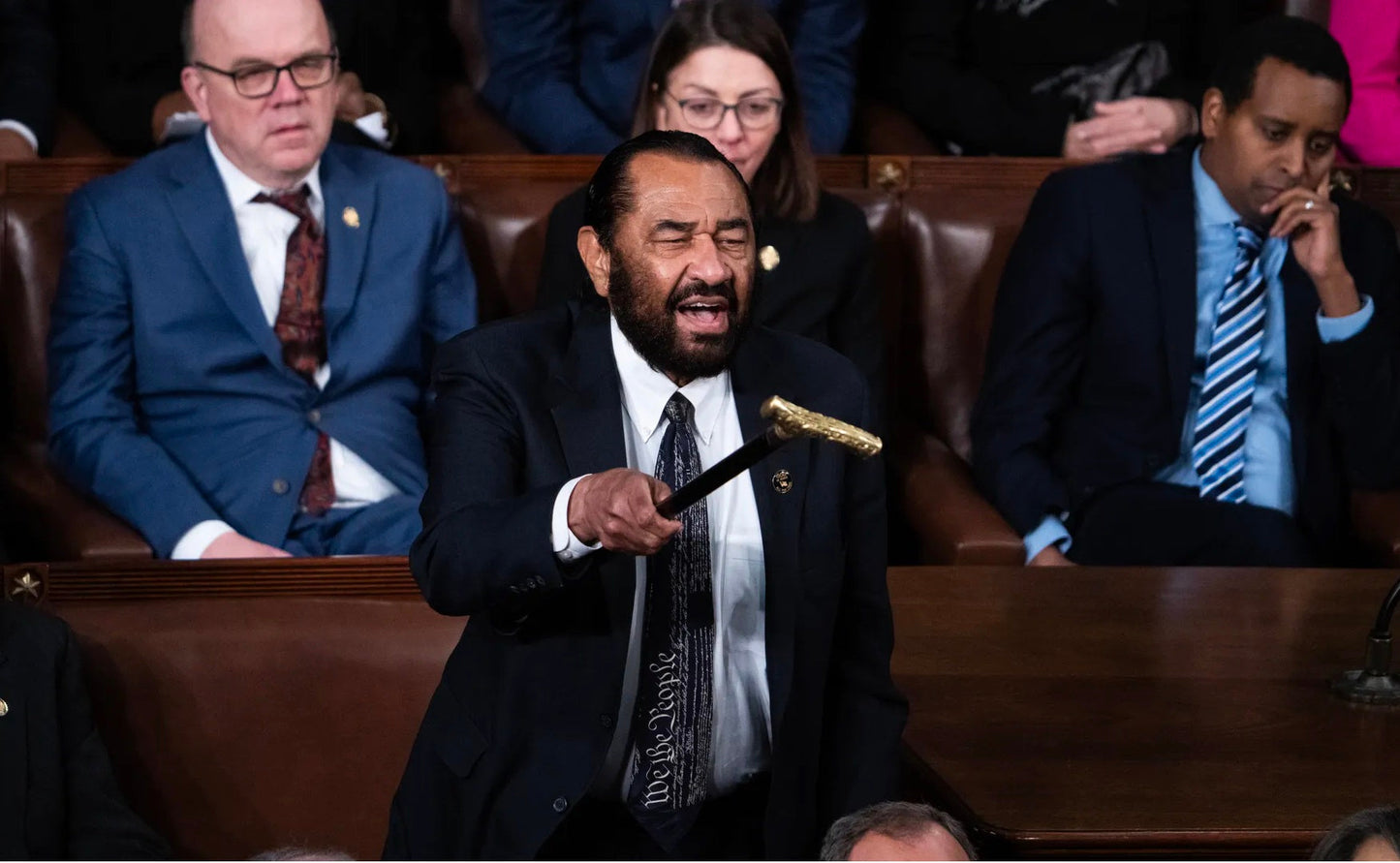 Al Green Yelling Trump Congress Glossy Poster Picture Photo Print Banner  Booma Prints