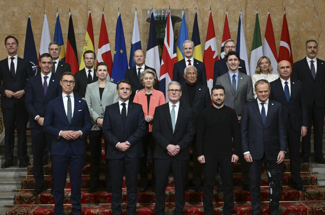 European Ukraine Summit Zelenskyy Glossy Poster Picture Photo Print Banner  Booma Prints
