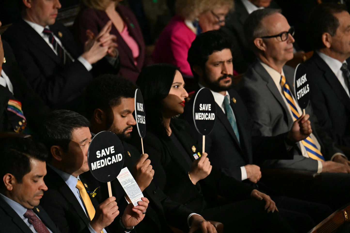 Congress Democrats Save Medicaid Signs Poster Picture Photo Print Banner  Booma Prints