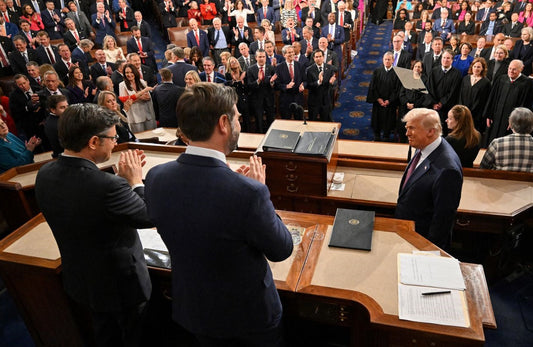Trump Congress Address Vance 2025 Glossy Poster Picture Photo Print Banner  Booma Prints