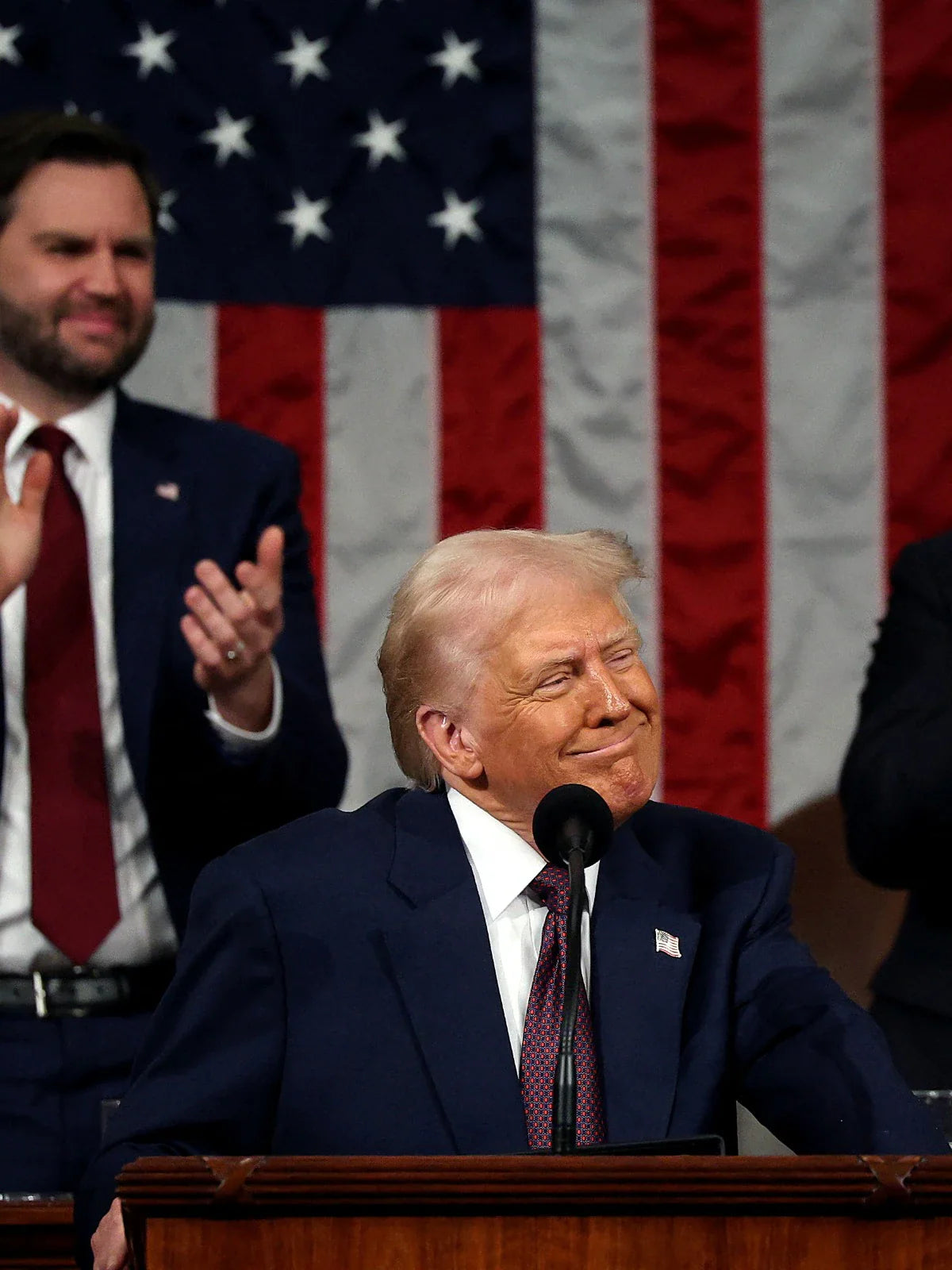 Trump Smiling Congress Vance 2025 Glossy Poster Picture Photo Print Banner  Booma Prints
