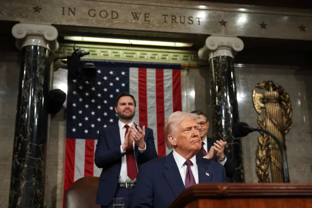 Trump Congressional Address 2025 Vance Poster Picture Photo Print Banner  Booma Prints