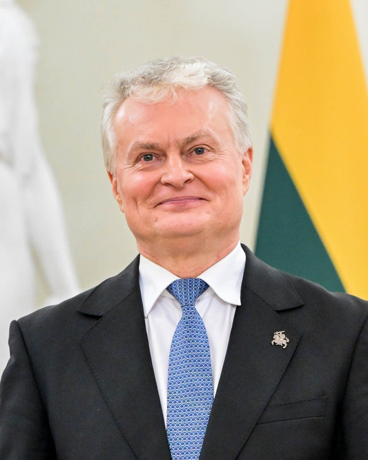 Gitanas Nauseda Lithuania President Poster Picture Photo Print Banner  Booma Prints