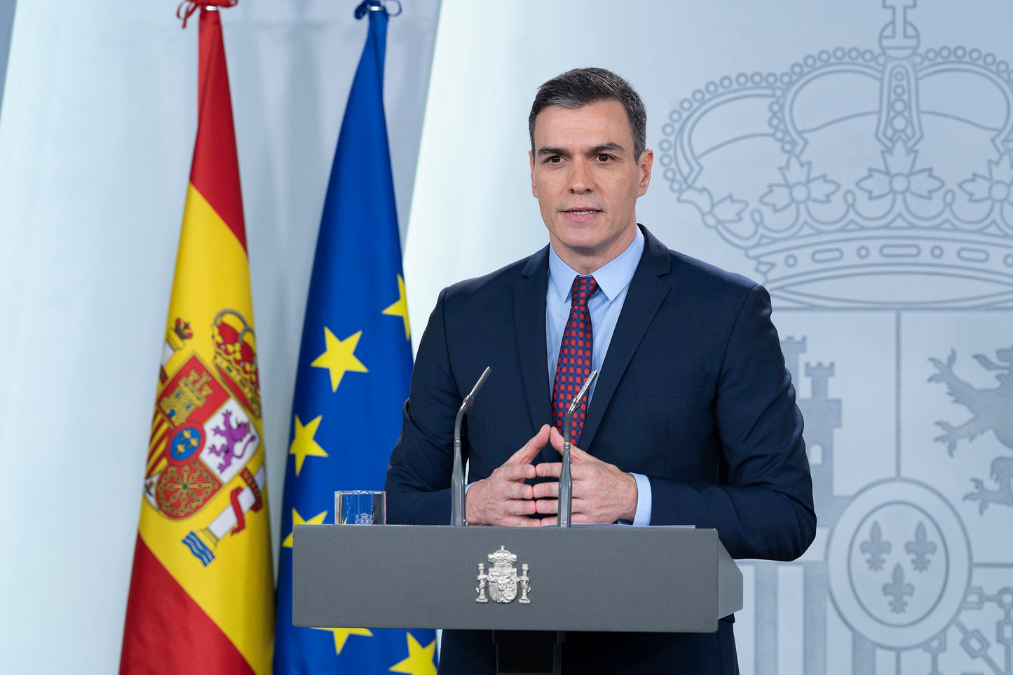 Pedro Sanchez Spain Pm Speech Glossy Poster Picture Photo Print Banner  Booma Prints