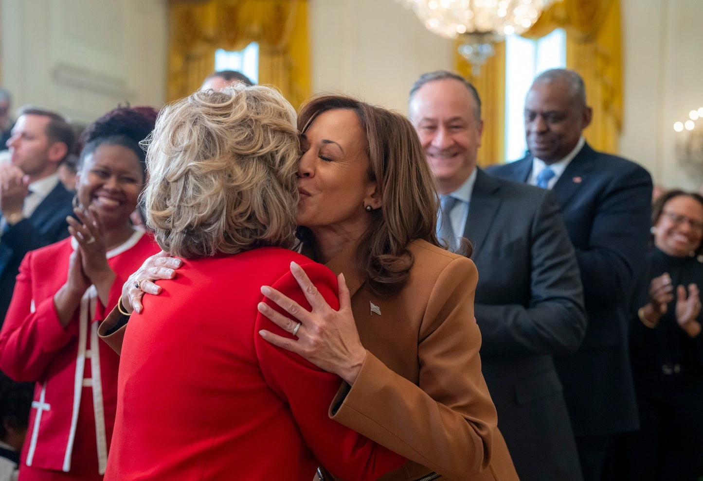 Hillary Clinton Kamala Harris Embrace Poster Picture Photo Print Banner  Booma Prints