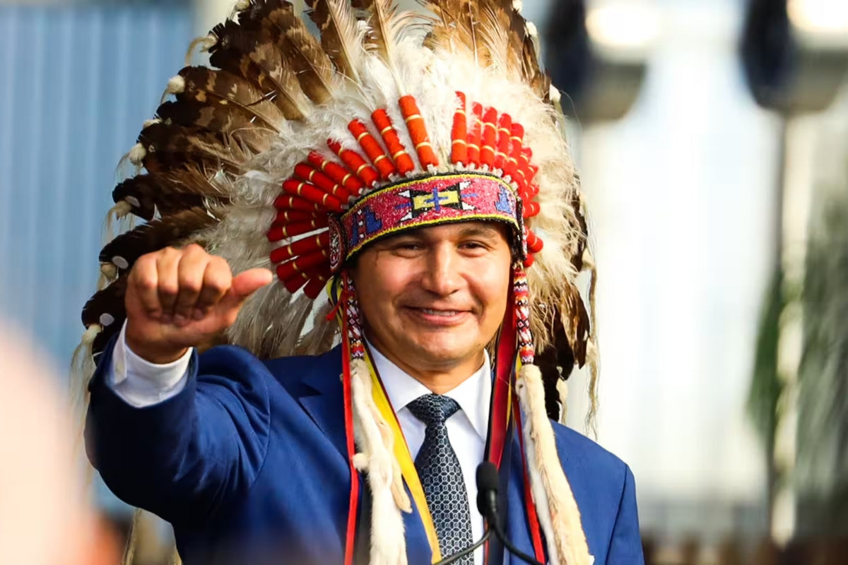 Wab Kinew Manitoba Premier Canada Glossy Poster Picture Photo Print Banner  Booma Prints