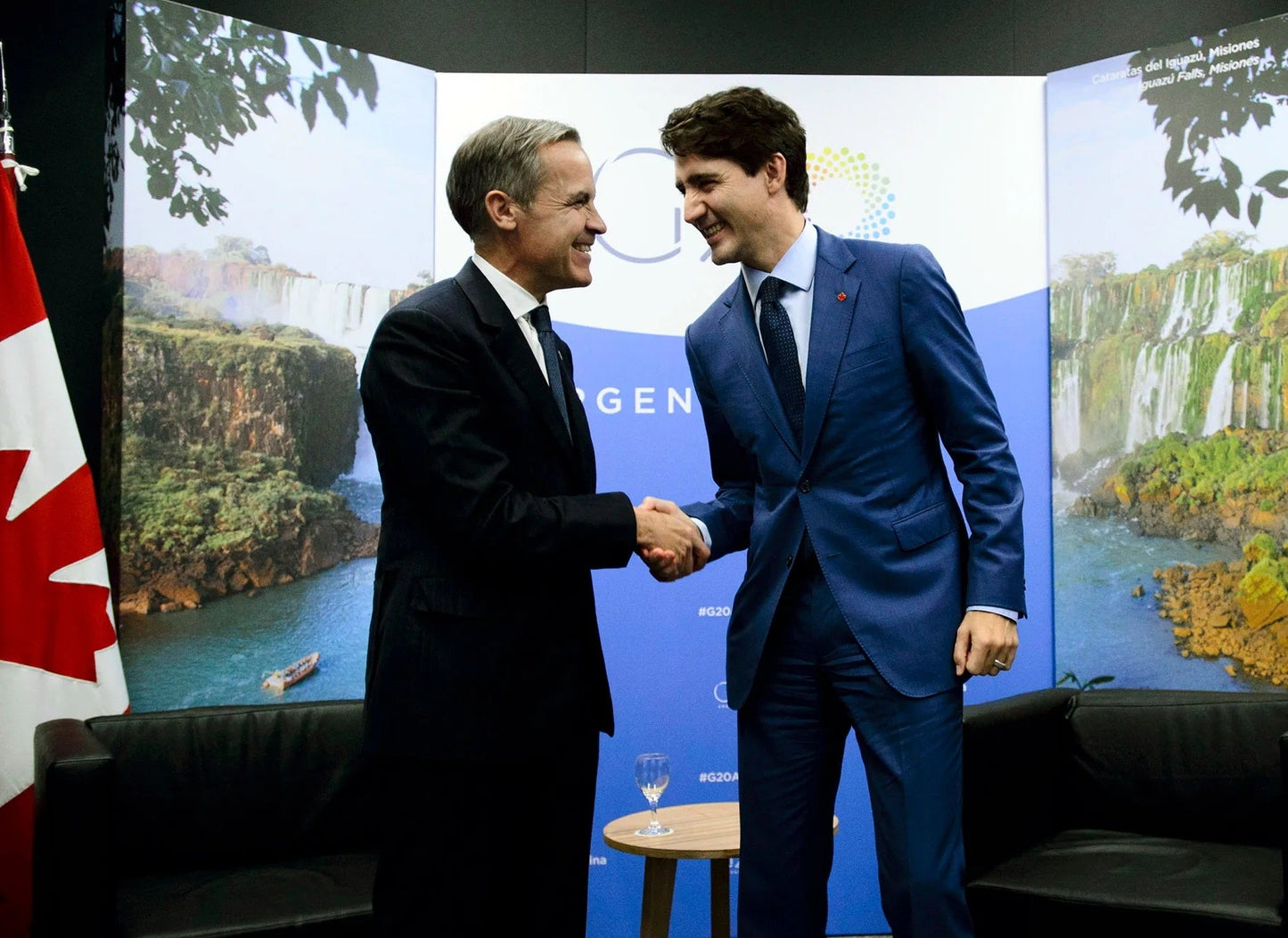 Mark Carney Canada Trudeau Glossy Poster Picture Photo Print Banner  Booma Prints
