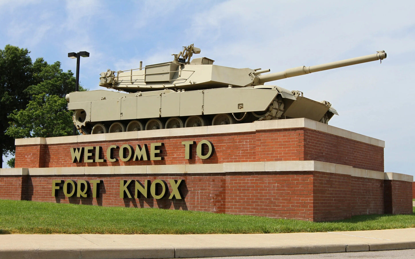 Fort Knox Main Entrance Tank Glossy Poster Picture Photo Print Banner  Booma Prints
