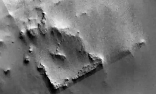 Mars Surface Square Structure Glossy Poster Picture Photo Print Banner  Booma Prints