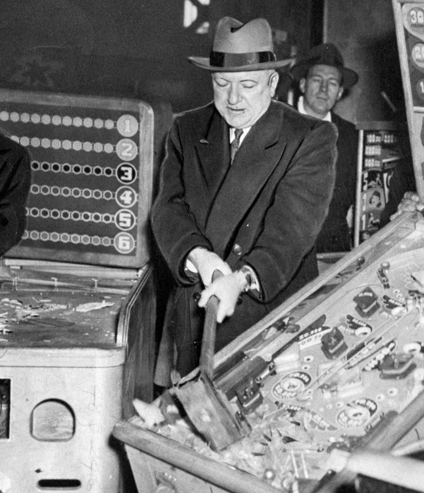 Pinball Prohibition Destruction Glossy Poster Picture Photo Print Banner  Booma Prints